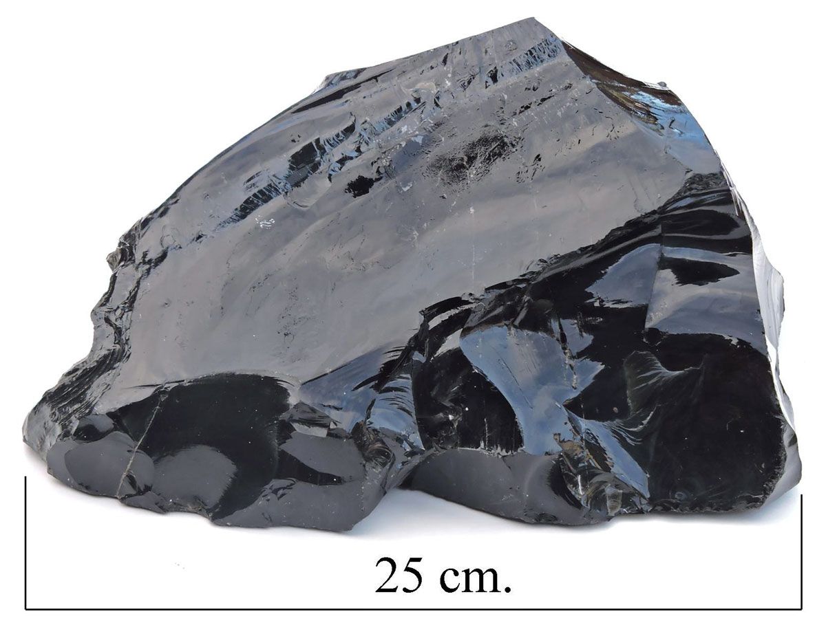 Obsidan, New Zealand. Bill Bagley Rocks and Minerals